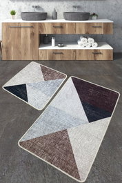 Mijölnir Juego de alfombras de baño Phell Multicolor
